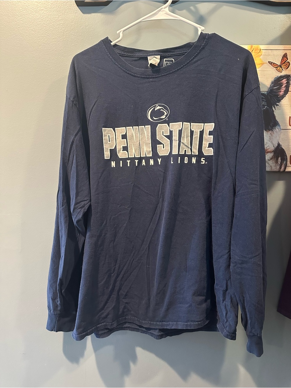 Nittany Lions Navy Long-Sleeve Tee